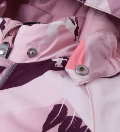 Børn Reima Flyverdragt - Puhuri - Grey Pink m. Print