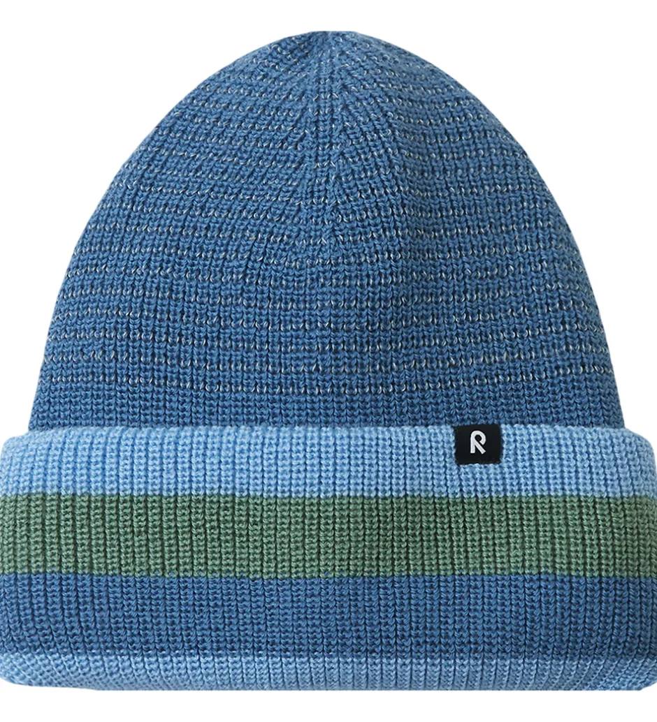 Børn Reima Hue - Uld/Polyester - Rib/Strik - Hippa - Blue Ocean