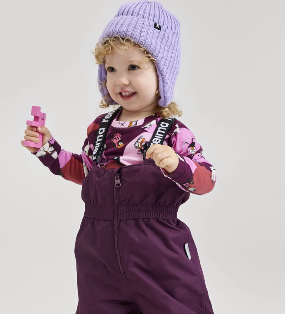 Børn Reima Hue - Uld/Polyester - Rib/Strik - Mystinen - Blooming Lila