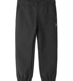 Softshell*Reima Softhellbukser m. Fleece - Helppo - Sort