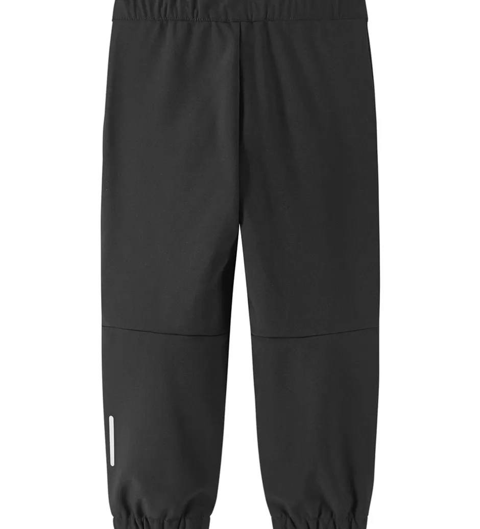Softshell*Reima Softhellbukser m. Fleece - Helppo - Sort