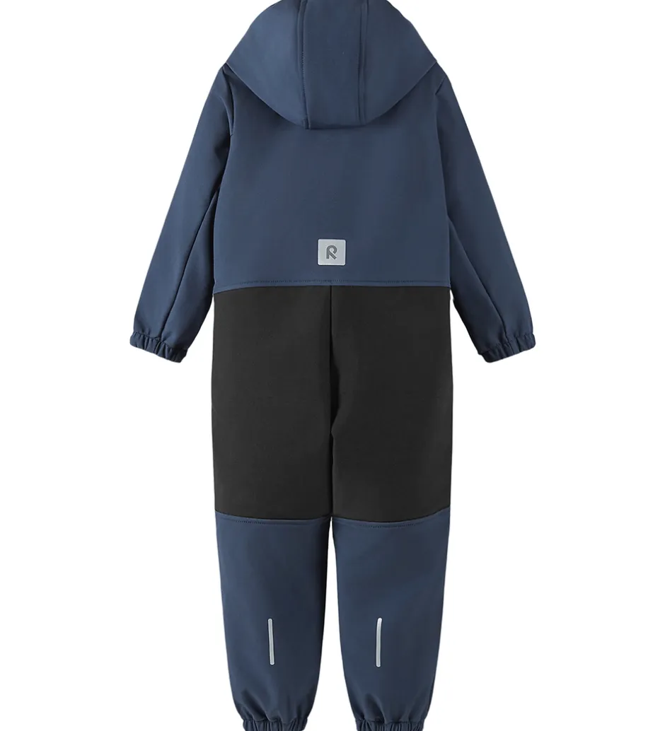 Softshell*Reima Softshelldragt m. Fleece - Nurmes - Blå