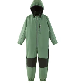 Softshell*Reima Softshelldragt m. Fleece - Nurmes - Green Clay