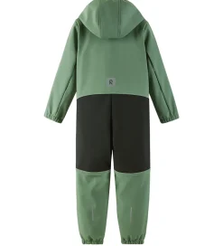Softshell*Reima Softshelldragt m. Fleece - Nurmes - Green Clay