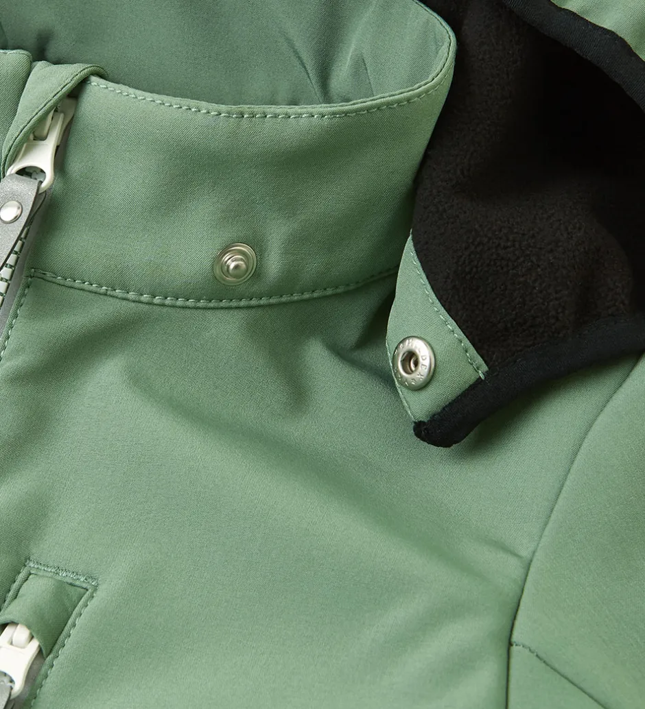Softshell*Reima Softshelldragt m. Fleece - Nurmes - Green Clay