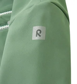 Softshell*Reima Softshelldragt m. Fleece - Nurmes - Green Clay