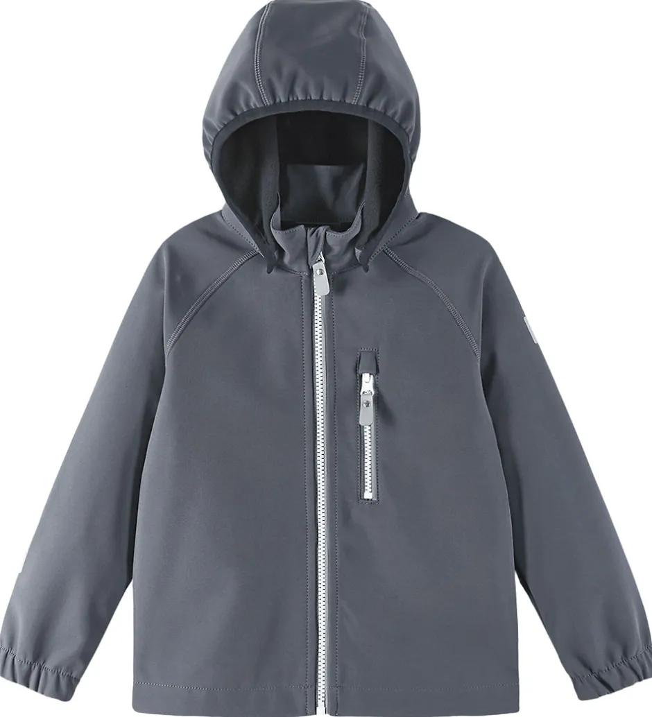 Softshell*Reima Softshelljakke m. Fleece - Vantti - Grå