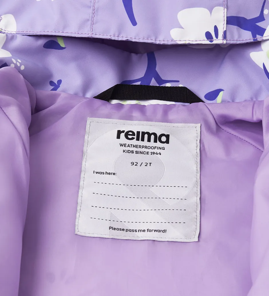 Børn Reima Sommerjakke - Hete - Lilic Amethyst m. Blomster