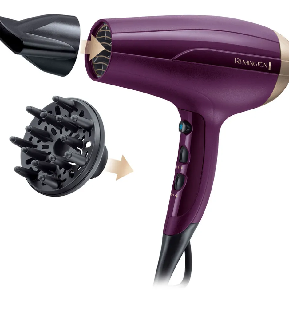 Hårtørrere|Hårstyling*Remington Hårtørrer - Your Style Dryer Kit - D5219