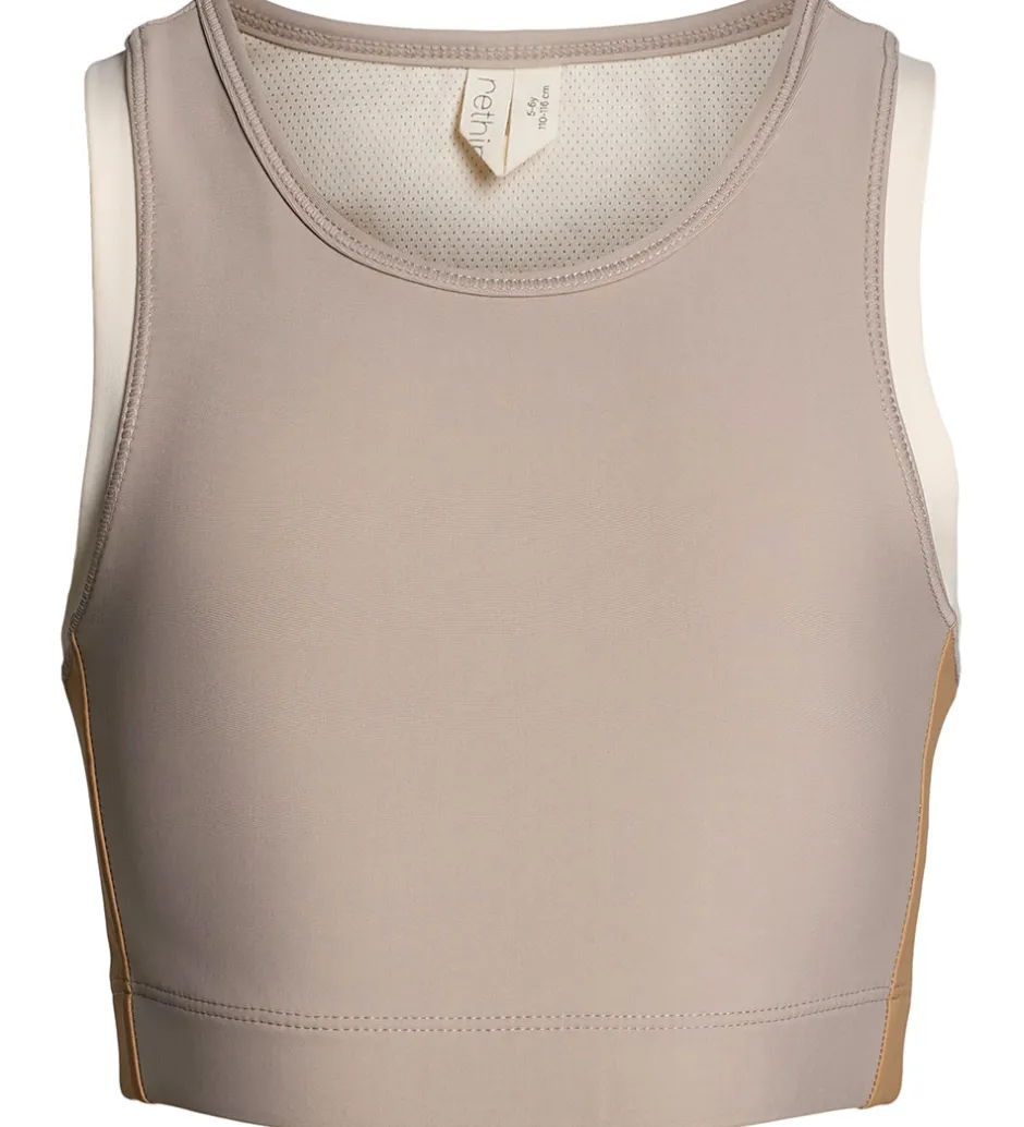 Rethinkit Sportstop - Cropped - Thilde - Mocha
