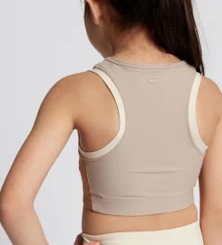 Rethinkit Sportstop - Cropped - Thilde - Mocha