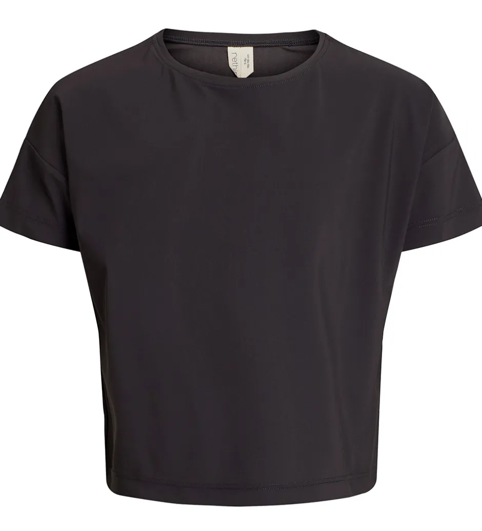 T-Shirts Og Toppe*Rethinkit T-shirt - Vela - Almost Black