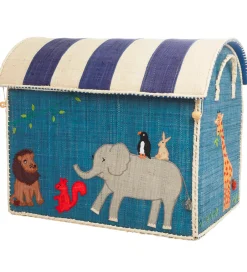 Kurve*Rice Opbevaringskurve - Raffia - 3 stk. - 52/45/37 cm - Animal