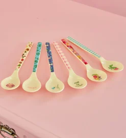Børn Rice Ske - Melamin - Tea - Pink/Check It Out