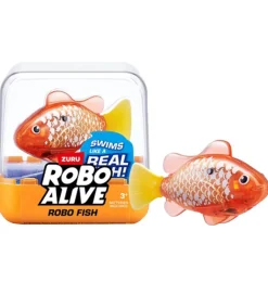 Vandleg*Robo Alive Badelegetøj - Robo Fish - Orange/Gul