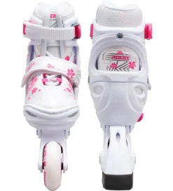 Rulleskøjter|Rulleskøjter*Roces Rulleskøjter - Jokey 3.0 Girl - Hvid/Pink - Inliner