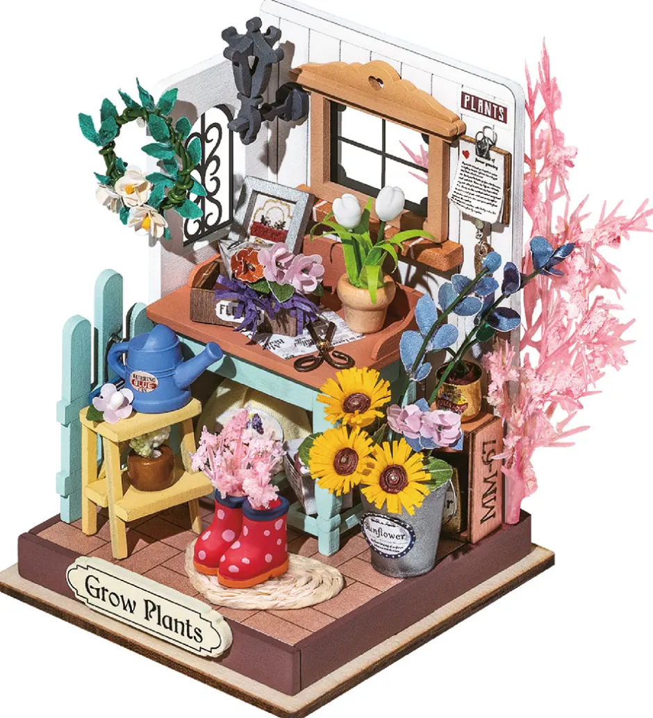 Kreasæt*Rolife Miniature-diorama - DIY - Dreaming Terrace Garden - DS030