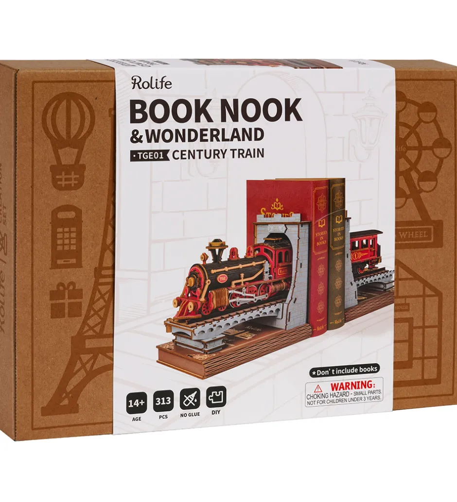 Kreasæt*Rolife Miniature-diorama - DIY - Book Nook & Wonderland - Tog