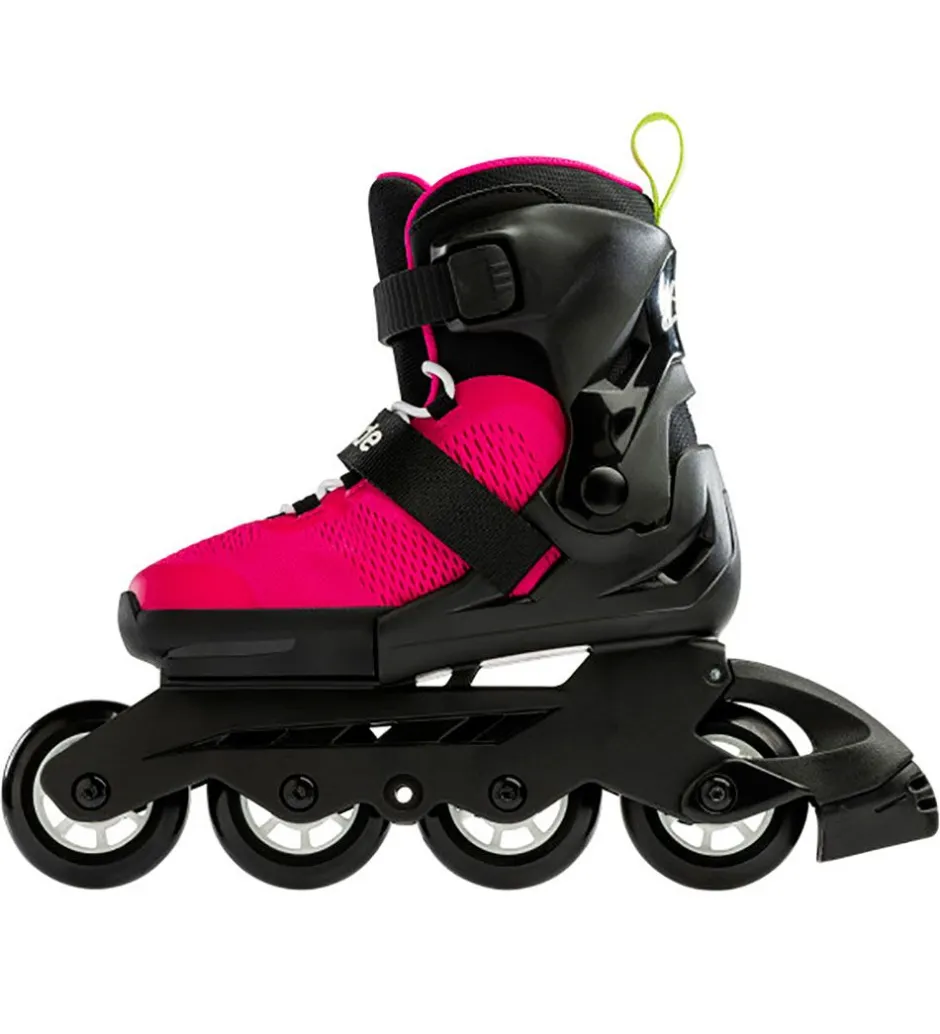 Rulleskøjter|Rulleskøjter*Rollerblade Rulleskøjter - Microblade - Sort/Pink - Inliner