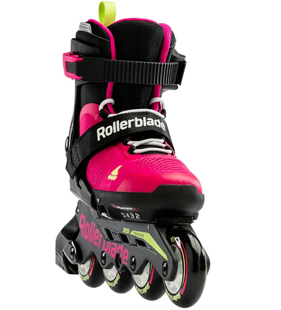 Rulleskøjter|Rulleskøjter*Rollerblade Rulleskøjter - Microblade - Sort/Pink - Inliner