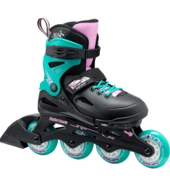 Rulleskøjter|Rulleskøjter*Rollerblade Rulleskøjter - Fury - Sort/Aquagrøn