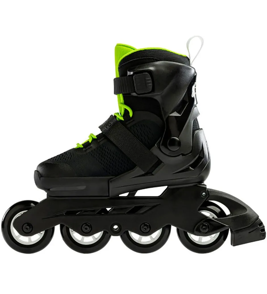 Rulleskøjter|Rulleskøjter*Rollerblade Rulleskøjter - Microblade - Sort/Grøn - Inliner