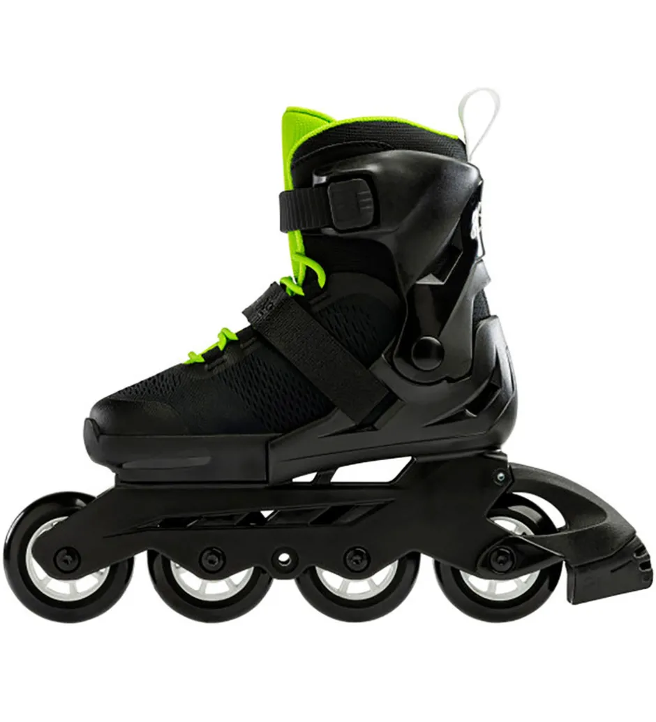 Rulleskøjter|Rulleskøjter*Rollerblade Rulleskøjter - Microblade - Sort/Grøn - Inliner