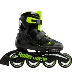 Rulleskøjter|Rulleskøjter*Rollerblade Rulleskøjter - Microblade - Sort/Grøn - Inliner