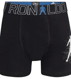 Undertøj*JBS Ronaldo Boxershorts - Noos - 2-pak - Sort/Grå m. Blå