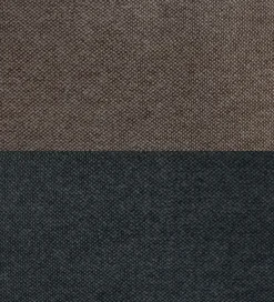 SACKit Sækkestol - Canvas Lounge Chair - 96x80x70 cm - Sort/Brun