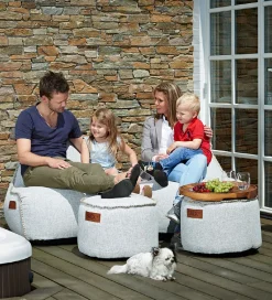 Sækkestole|Stole*SACKit Sækkestol - Cobana Lounge Chair - 96x80x70 cm - Grå