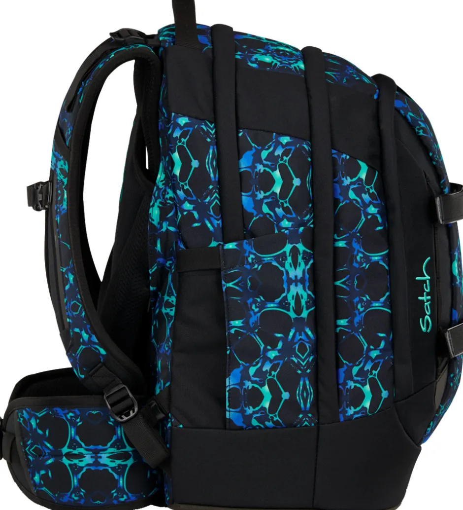 Skoletasker*Satch Skoletaske - Pack - Caleido Blue