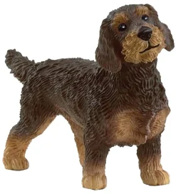 Schleich*Schleich Farm World - Ruhåret Gravhund - H: 3,8 cm - 13972