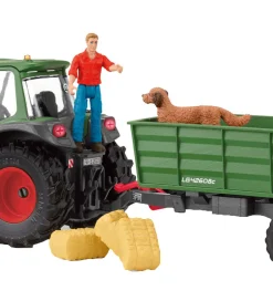 Schleich*Schleich Farm World - Traktor Med Påhængsvogn - 42608
