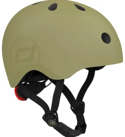 Børn Scoot and Ride Cykelhjelm - Olive