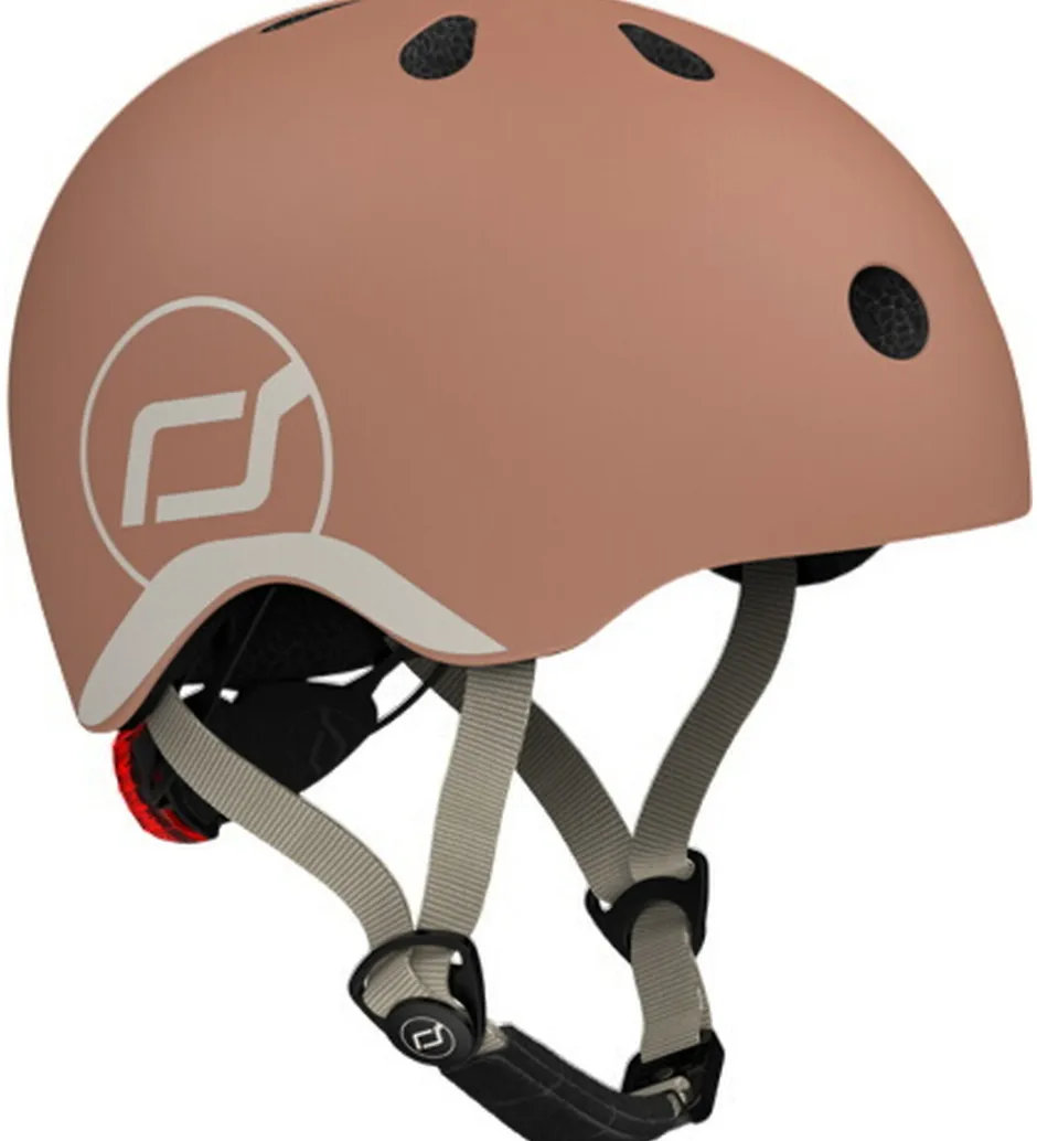 Børnesikkerhed|Cykelhjelme*Scoot and Ride Cykelhjelm - Mocha