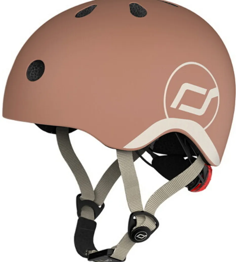 Børnesikkerhed|Cykelhjelme*Scoot and Ride Cykelhjelm - Mocha