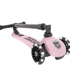 Løbehjul|Løbehjul*Scoot and Ride Highway Kick 3 - LED - Rose