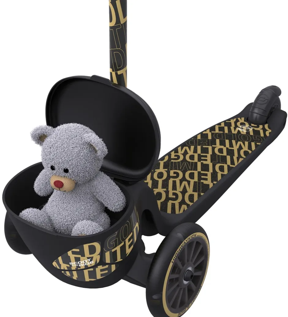 Løbehjul|Løbehjul*Scoot and Ride Highway Kick 2 Lifestyle - Black/Gold