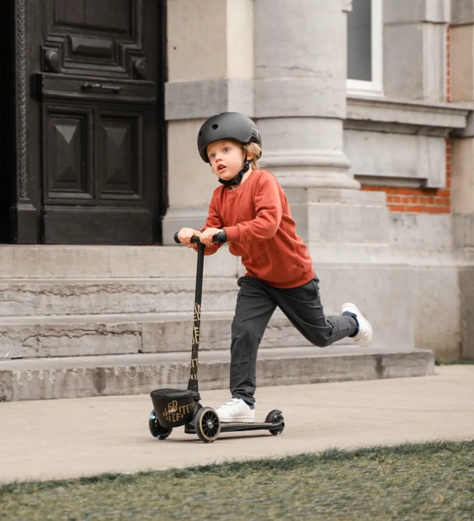 Løbehjul|Løbehjul*Scoot and Ride Highway Kick 2 Lifestyle - Black/Gold