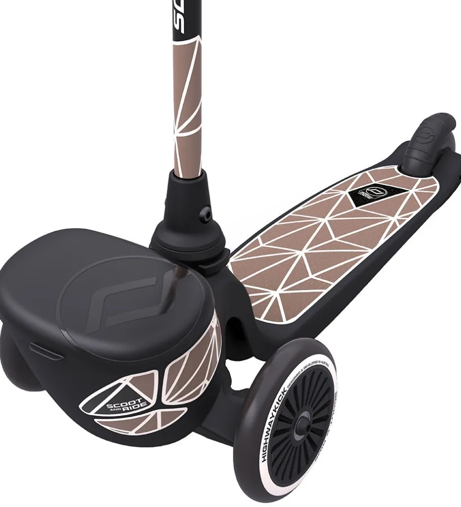 Løbehjul|Løbehjul*Scoot and Ride Highway Kick 2 - Brown Lines