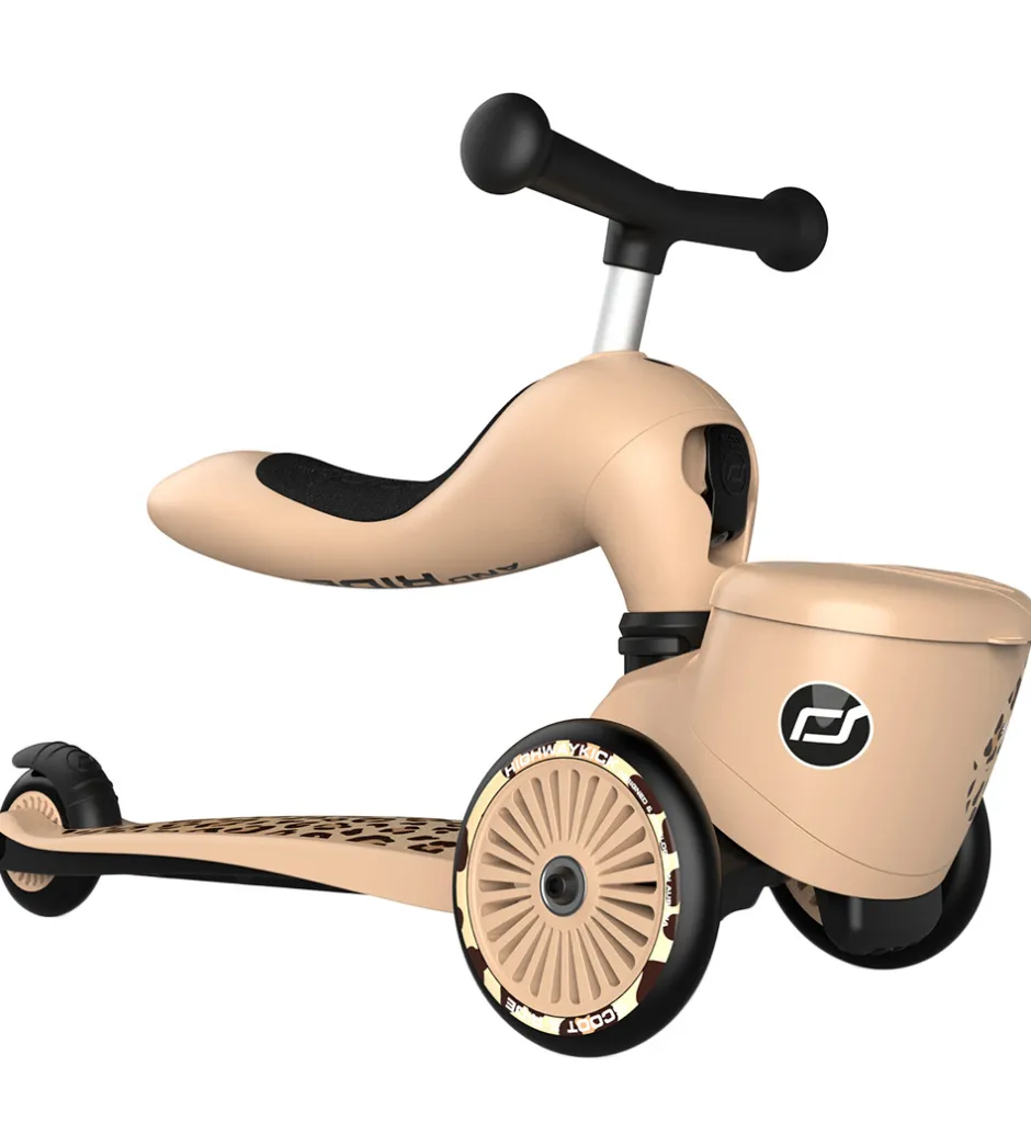 Løbecykler|Løbehjul*Scoot and Ride Highwaykick 1 Lifestyle - Leopard