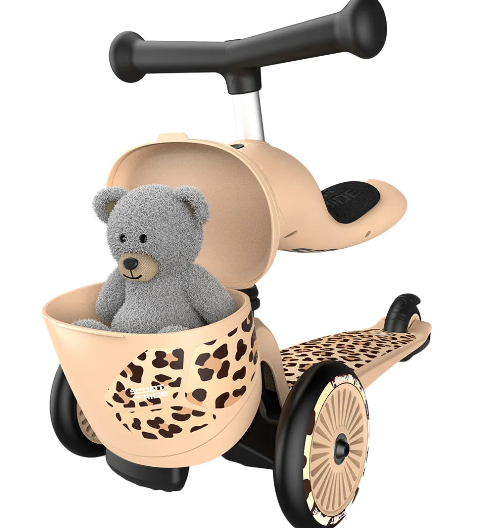 Løbecykler|Løbehjul*Scoot and Ride Highwaykick 1 Lifestyle - Leopard