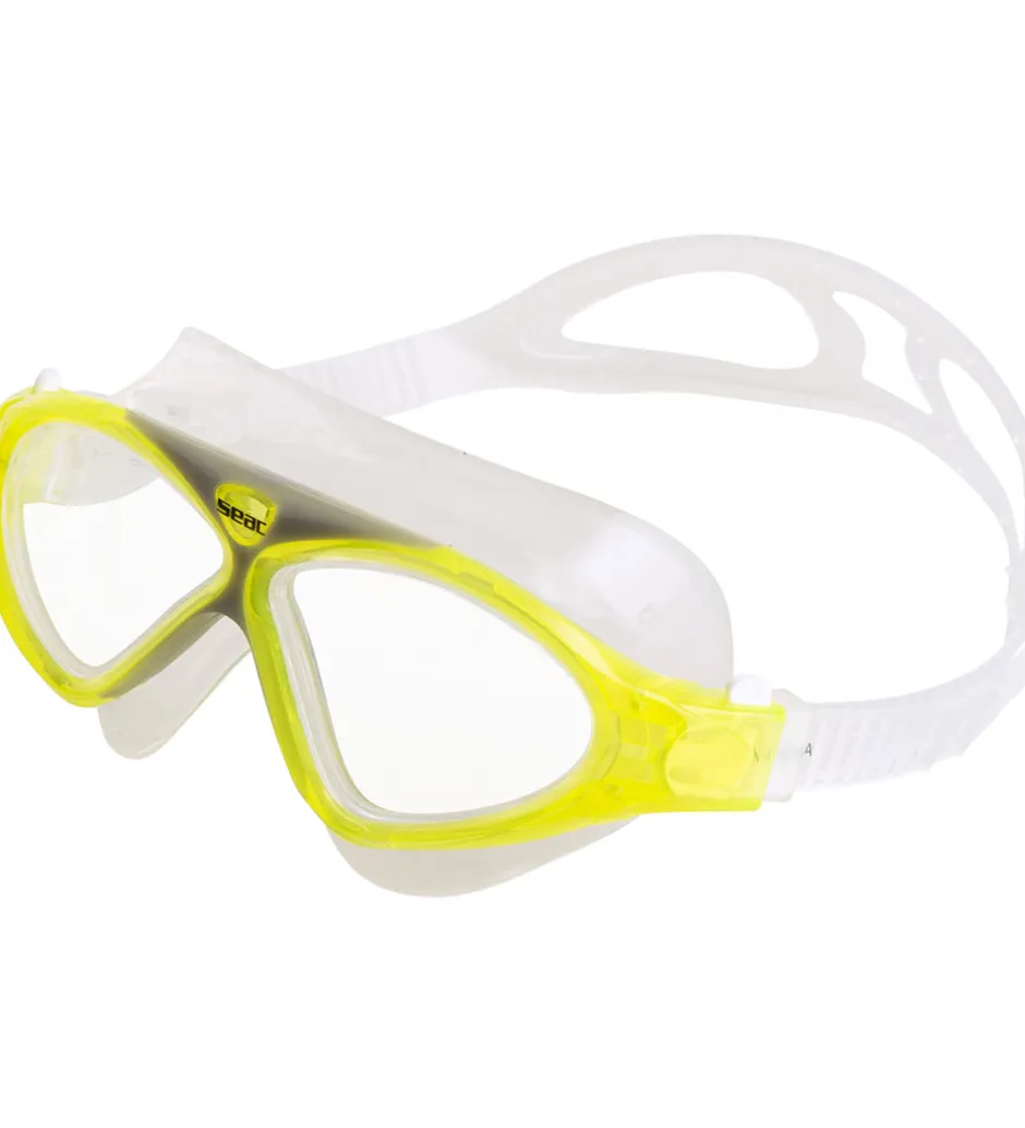 Dykkermasker|Snorkling*Seac Dykkerbriller - Vision Junior - Gul