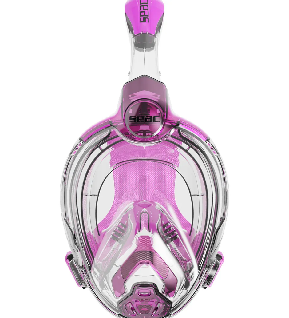 Dykkermasker|Snorkling*Seac Snorkelmaske - Libera Junior - Transparent/Pink