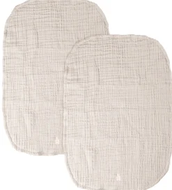 Pusletid|Puslepuder Og -Underlag*Sebra Pusleunderlag - 2-pak - Musselin - Birchbark Rose