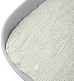 Pusletid|Puslepuder Og -Underlag*Sebra Pusleunderlag - 2-pak - Musselin - Mist Green