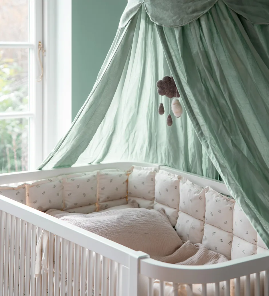 Sengerande*Sebra Sengerand - Kapok - 360x26 cm - Sophora Leaves - Beige