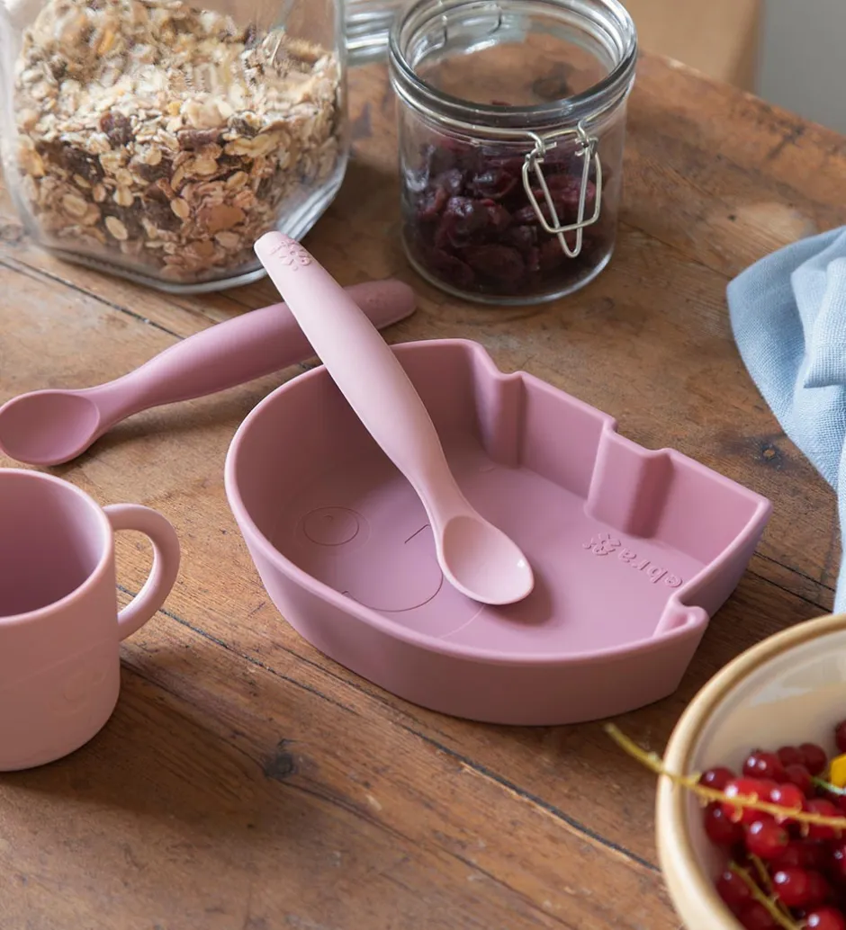 Skåle*Sebra Skål - Silikone - Fanto - Vintage Rose