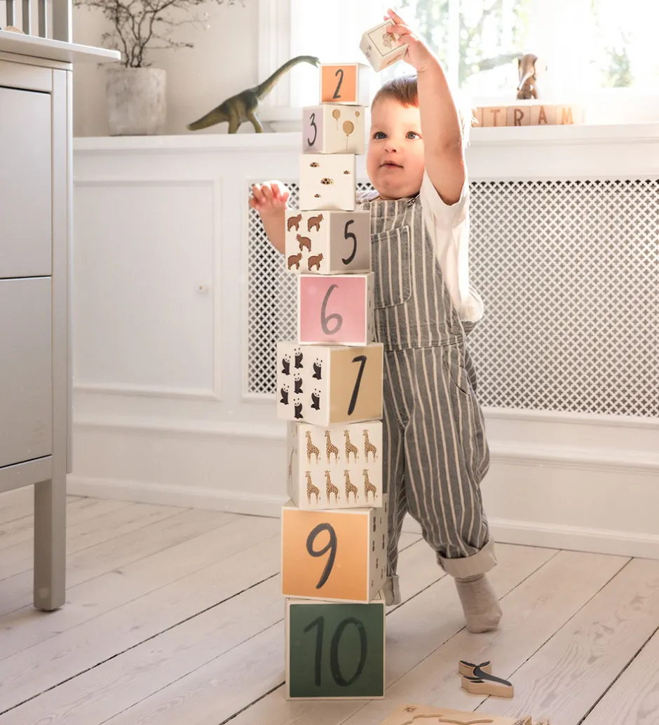 Sebra Stablekasse - World Of - 10 stk - Beige